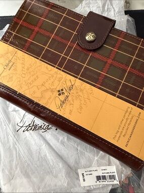 Patricia Nash Autumn Plaid Agenda Brand New